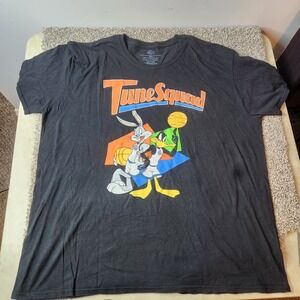Bugs Daffy Tune Squad Space‎ Jam 2xl T-SHIRT 100% Cotton Black
